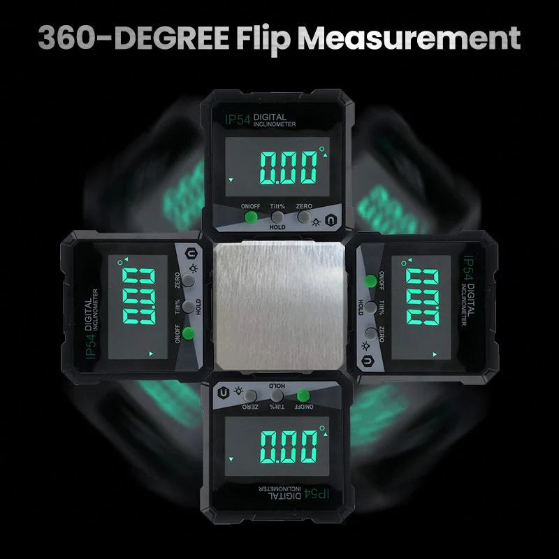 Digitaler Laser-Winkelmesser mit LCD-Anzeige