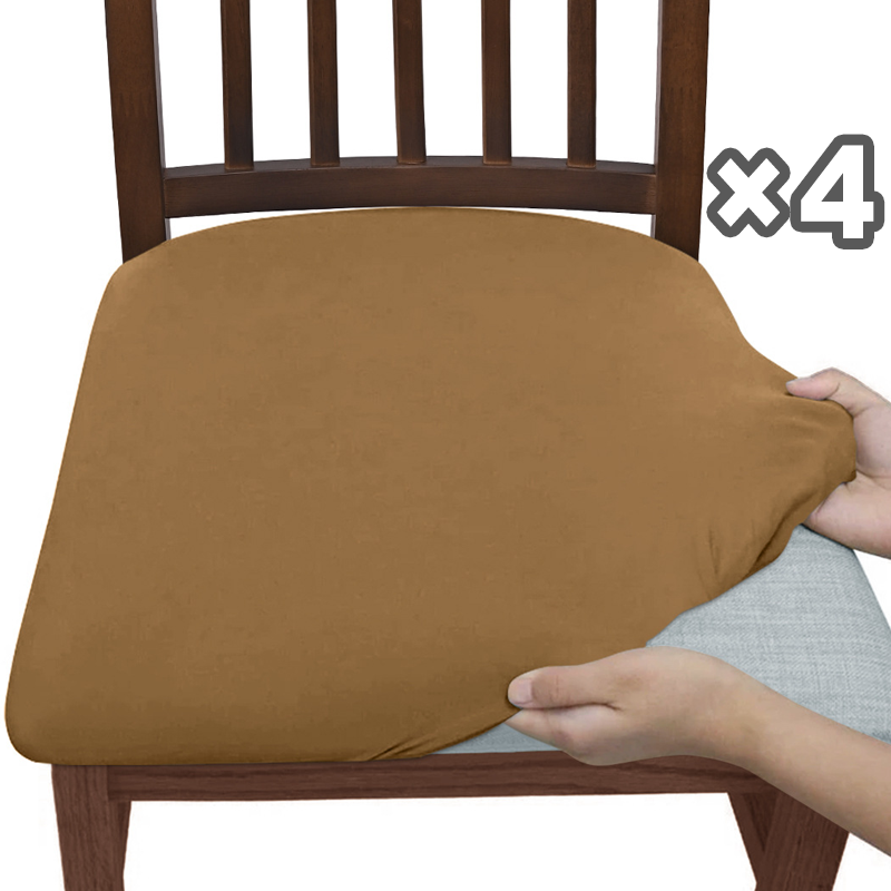 Seatella－ダイニング用椅子座面の伸縮カバー（4枚組）