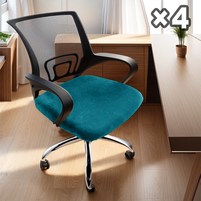 Seatella－ダイニング用椅子座面の伸縮カバー（4枚組）