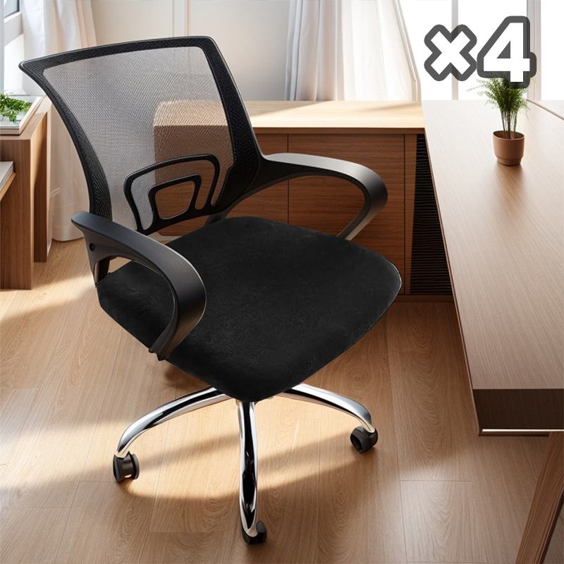 Seatella－ダイニング用椅子座面の伸縮カバー（4枚組）