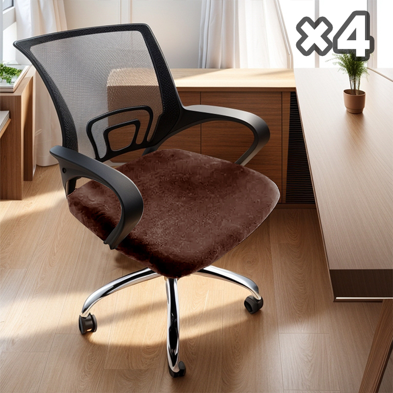 Seatella－ダイニング用椅子座面の伸縮カバー（4枚組）