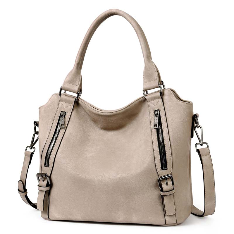 Everyday Structured Tote Bag with Zip Closure