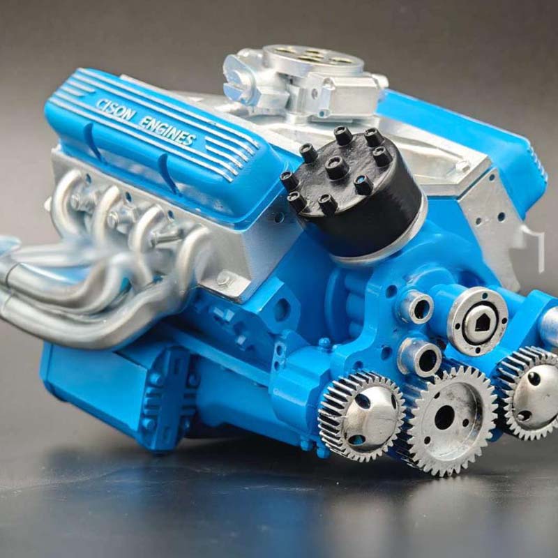 Gasoline OHV V8 Small-block Engine Model Kits