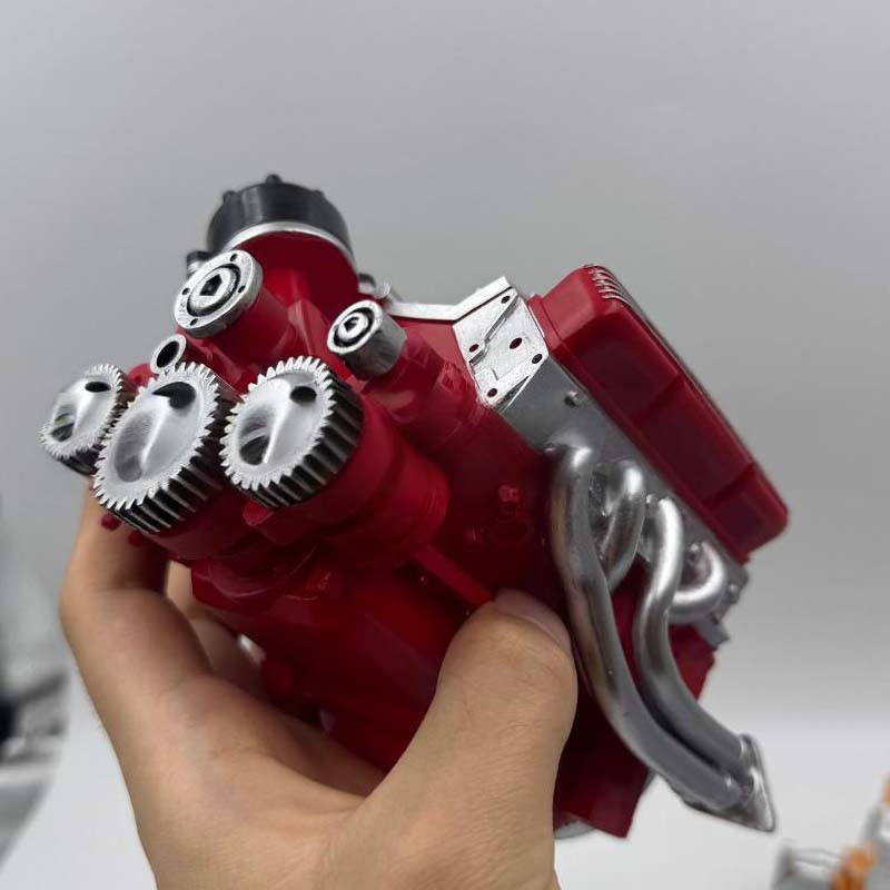 Benzines OHV V8 kisblokkos motor makettkészletek