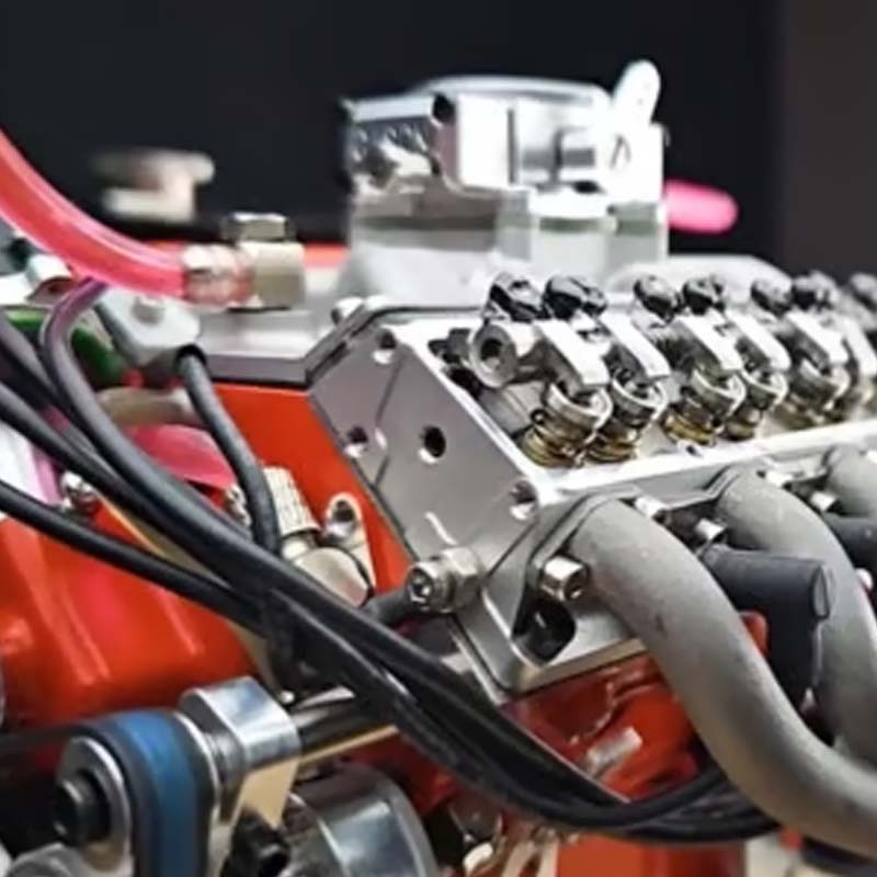 Gasoline OHV V8 Small-block Engine Model Kits